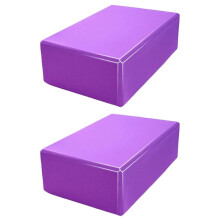 2 Peças de Blocos de Ioga em EVA, Blocos de Construção de Ioga, Blocos de Ioga de Alta Densidade À Prova de Umidade, Blocos de Ioga para Modelagem