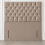 (Gery Plush, Small Double 4ft) Plush 54" Chesterfield Headboard for Divan Bed 2