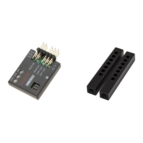 P1-GYRO 3-Axis Flight Controller Stabilizer System Gyro with 2PCS Metal Bumper Mount Holder Post