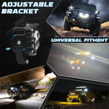 3 Inch LED Pod Lights, Off Road Light Pods with Projector Spot Ditch Light LED Lights for Trucks SUV UTV Boat