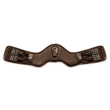 (20in, Havana) Velociti Lusso Leather Horse Dressage Girth