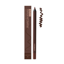 (Chocolate) 2026 Eyeliner Pencil Waterproof, 24 Hr Waterproof Duo Sharpenable Eye Pencil