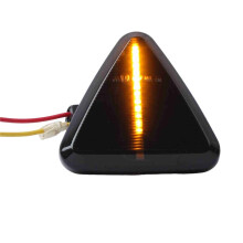 Auto Dynamische LED Zijmarkeringslicht Richtingaanwijzer voor Colt CZC 2006-2012 Auto-Accessoires Zwart