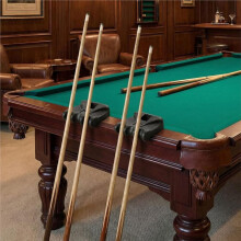 2 Pack 3 Holes Pool Cue Holder Portable Weighted Pool Stick Holders with Chalk Holder Billiard Cue Rest Billiards Part