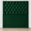 (Steel Plush, Single 3ft) Plush 54" Chesterfield Headboard for Divan Bed 3