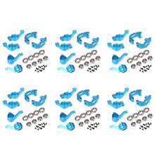 12X for 1/10 94123 94111 HSP 102010 102011 102012 02013 02014 Bearing Aluminum Alloy Steering Hub Mount Set,