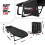 MoverX Folding Camping Bed with Adjustable Backrest - Capacity 130kg 3