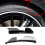 4Pcs Red Aluminum Bolt- Replace Door Lock Knobs with Bumper Lip Spoiler Sticker Wheel Eyebrow  Canard Splitter 8