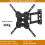 Wall Bracket Mount 26-55 Inch Screens Tilts Swivels Extends Retracts - Black 10