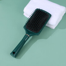 (Green, A Large Square) Smooth Detangling Hair Brush for Women & Men