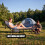 MoverX Grey Folding Camping Bed with Adjustable Backrest - Capacity 130kg 2