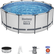 Bestway Steel Pro Max 12' x 48"/3.66m x 1.22m Pool Set