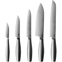 Boska Kitchen Knife Set Copenhagen 5 pcs, Knives, Stainless Steel, Silver Colour
