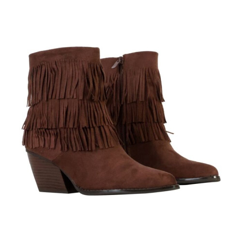 Bottines à Zip Super Mode - Marron 2