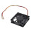60mm 6cm  12V 3 Pin Computer Case CPU Cooler Cooling Fan Black 4 Pcs 4
