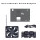 Exhaust Fan Kit for  P2S 3D Printer Upgrade Accessories Advanced Air Filtration Custom Ventilation System 3