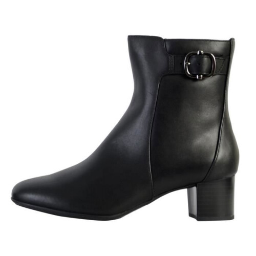Clarks Bottine à Talons Cuir Clarks Linnae Up - Noir