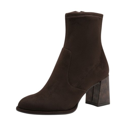 Bottines à Talon Tamaris - Mocca Comb 2