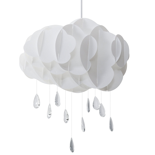 Beliani Pendant Lamp AILENNE White