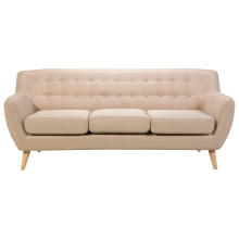 Sofa 3 Seater MOTALA Fabric Beige