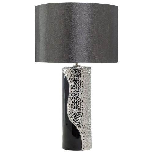 Beliani Table Lamp AIKEN Porcelain Black