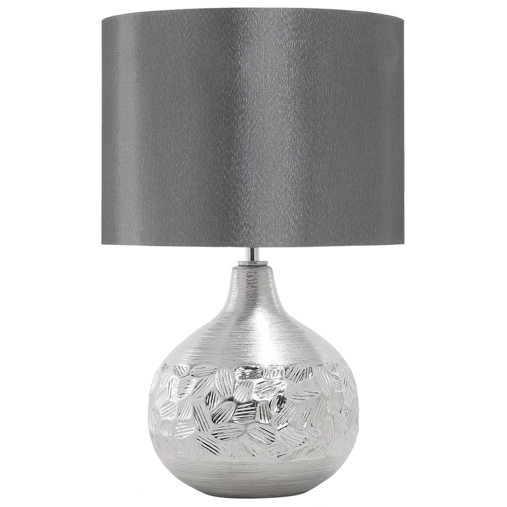 Beliani Table Lamp Yakima Porcelain Grey