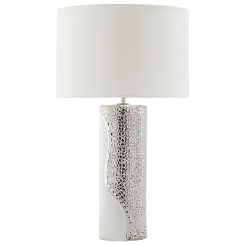 Beliani Table Lamp AIKEN Porcelain White