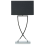 Beliani Table Lamp YASUNI Metal Black 1