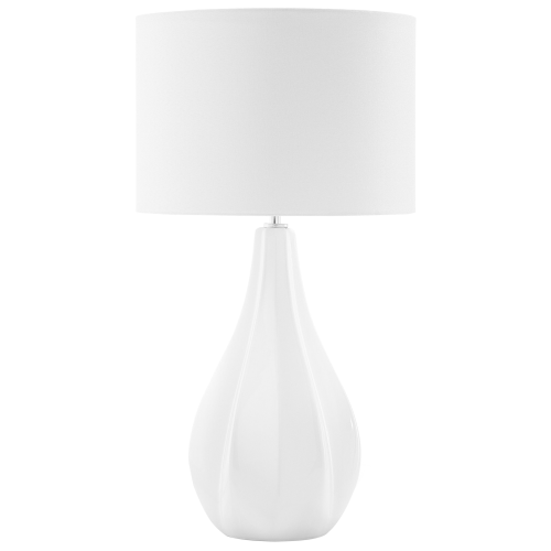 Beliani Table Lamp SANTEE Porcelain Off-White