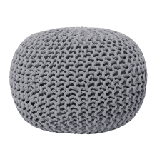 Pouffe CONRAD Cotton Grey