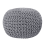 Beliani Pouffe CONRAD Cotton Grey 1