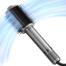 TYMO AIRBEAM Hair Dryer Brush, Lightweight 3X Faster Drying 5-in-1 Ionic Blowout Hot Air Brush Adds Shine