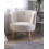Beliani Armchair ODENZEN Fabric Off-White 2