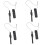 4X Pair Left+Right Speaker for  Pro 13 Inch A1278 2011 2012 Replacement 1