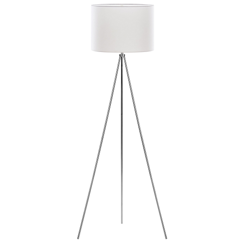 Beliani Floor Lamp VISTULA Metal Silver
