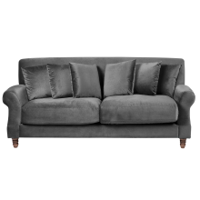 Sofa 2 Seater EIKE Velvet Grey