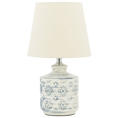 Beliani Table Lamp ROSANNA Ceramic Beige