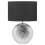 Beliani Table Lamp NASVA Ceramic Silver 1