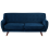 Beliani Sofa 3 Seater BODO Velvet Navy Blue 1