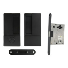 Ultra-Thin Door Lock Magnetic Silent Invisible Solid Wood Door Lock Room Bedroom Push Bathroom Modern Door Lock