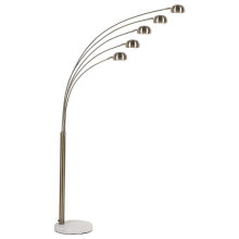 Floor Lamp FLINDERS Adjustable Metal Gold