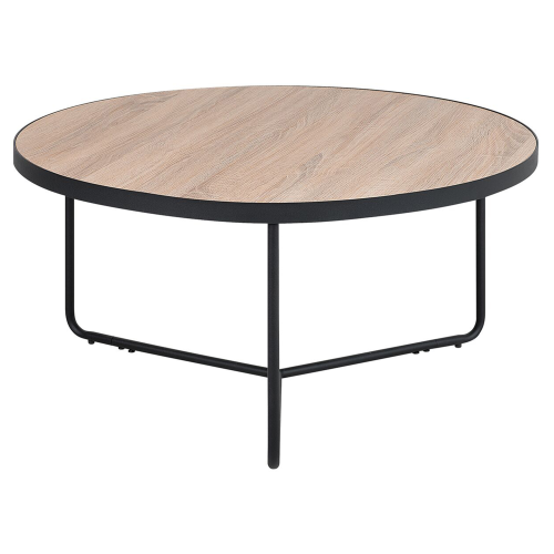 Beliani Coffee Table MELODY Light Brown