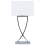 Beliani Table Lamp YASUNI Metal White 1