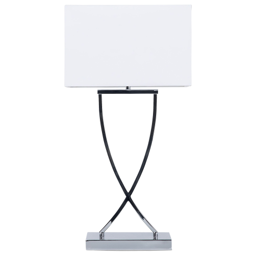 Beliani Table Lamp YASUNI Metal White