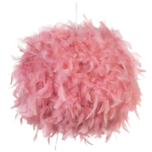 Pendant Lamp DRAVA Feathers Pink