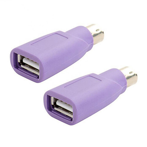 2X PS2 to USB Connector, Computer Mouse and Keyboard  Adapter, Mouse and Keyboard Converter
