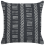 Beliani Throw Cushion BENZOIN Cotton 45 x 45 cm Black Geometric Pattern 1