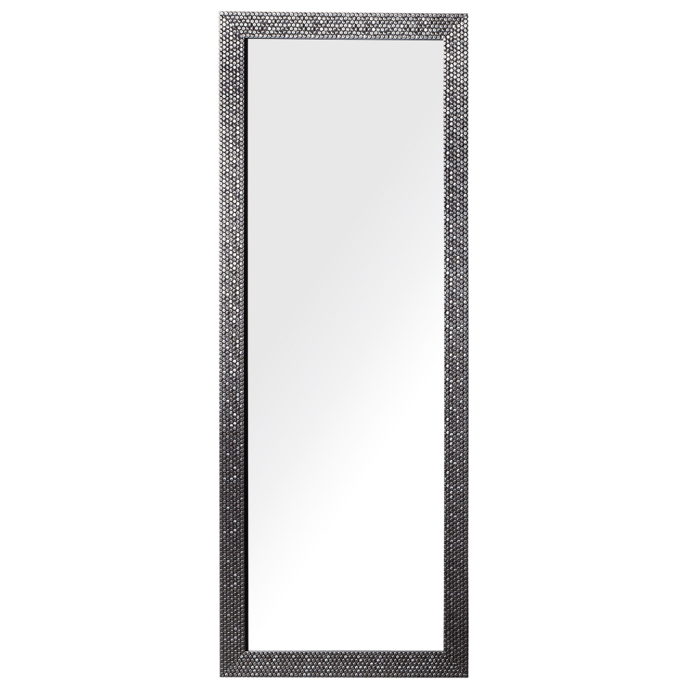 Beliani Wall Mirror Ajaccio 50 Cm 130 Cm Silver