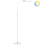 Beliani LED Floor Lamp CASSIOPEIA with Dimmer Metal White 1