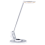 Beliani LED Desk Lamp CORVUS with Dimmer Metal White/ Silver 1